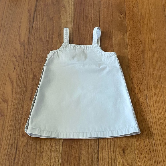 Ralph Lauren Overall Dress With Embroidered Polo Bear - Picture 7 of 8